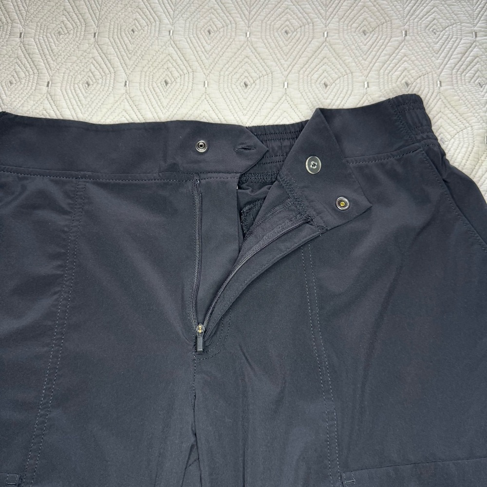 Athleta Black Wide Leg Cargo Pants - Picture 8 of 16